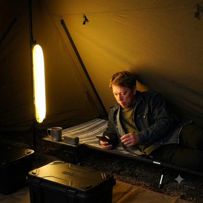 Lámpara Luz Solar Inflable ZTARX B60E — Bicolor + SOS