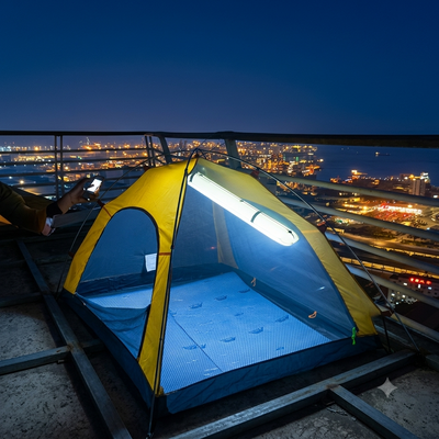 Lámpara Luz Solar Inflable ZTARX B60E — Bicolor + SOS