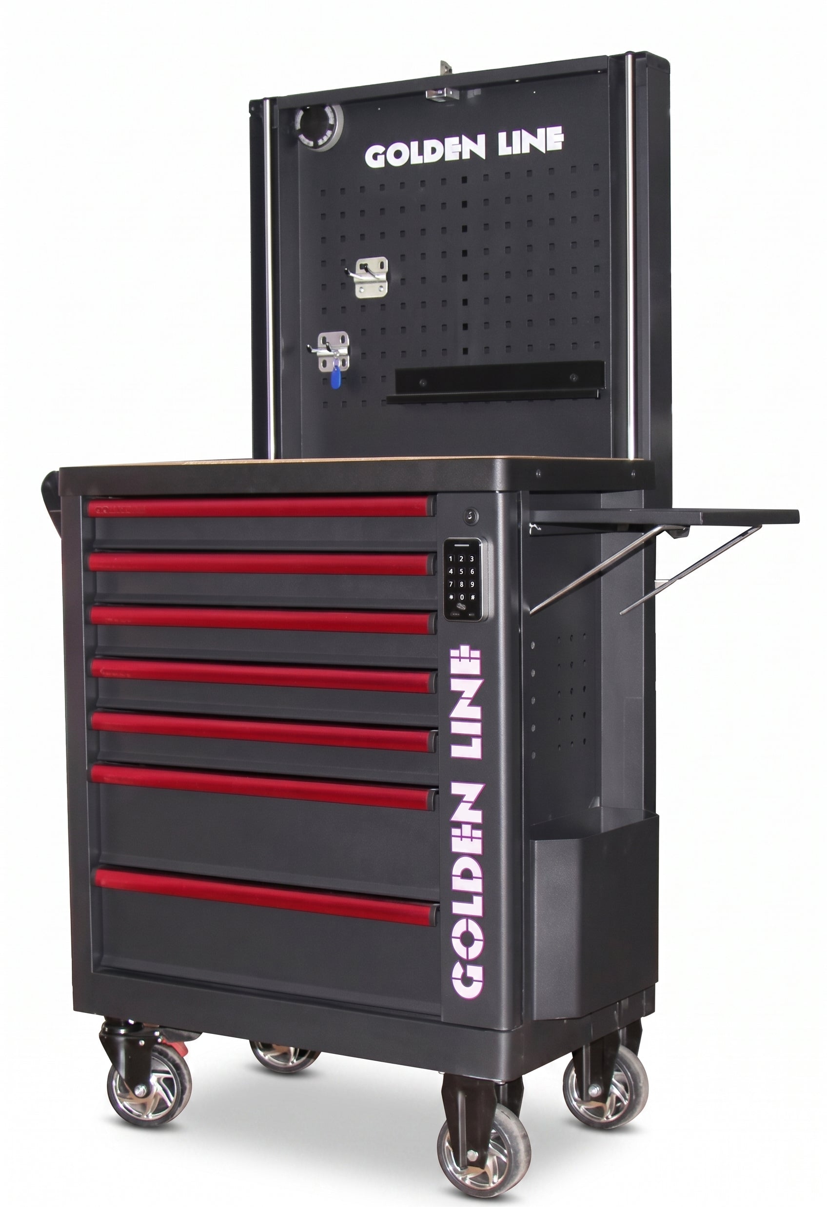 Caja Porta Herramientas 7 Cajones con Panel Elevable GL3307-SS — RESERVA sin pago