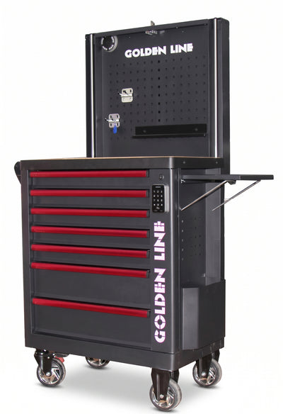 Caja Porta Herramientas 7 Cajones con Panel Elevable GL3307-SS — RESERVA sin pago