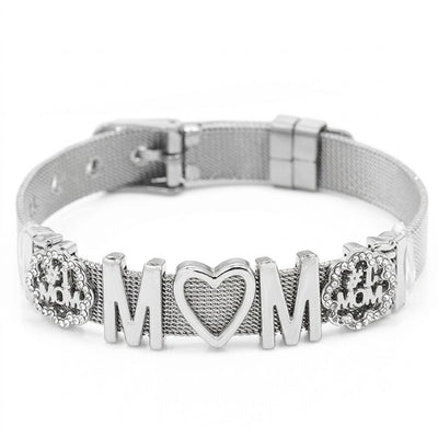 Pulsera con Letras y Cristales – Joyería DIY